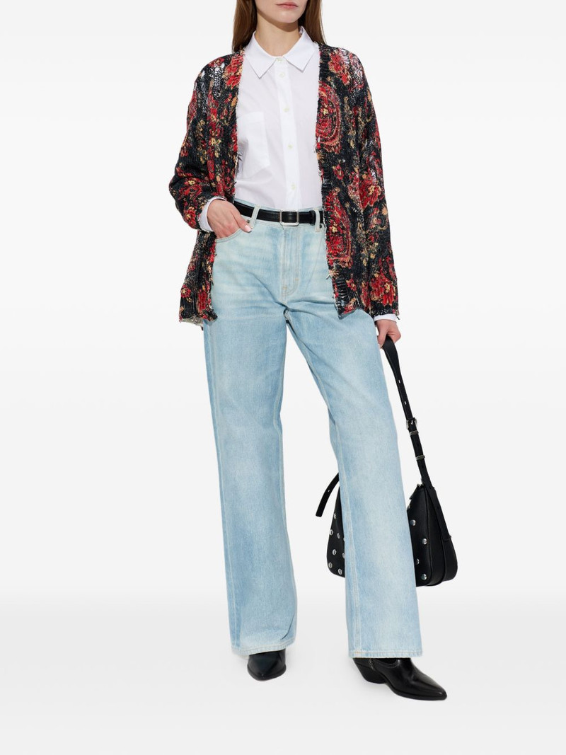 R13 paisley-print cardigan outlook
