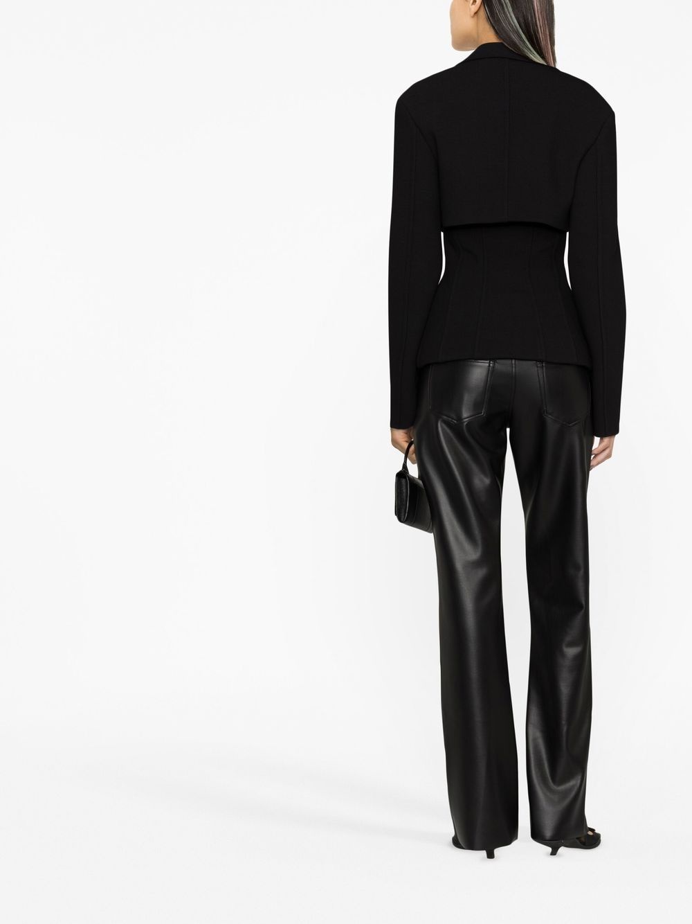 layered-design zipped jacket - 3
