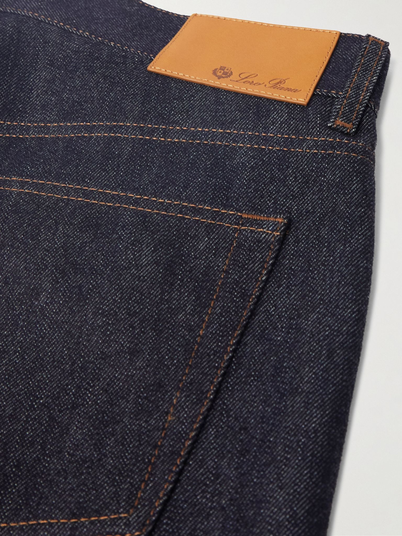 Kamen Straight-Leg CashDenim® Jeans Blue - 4