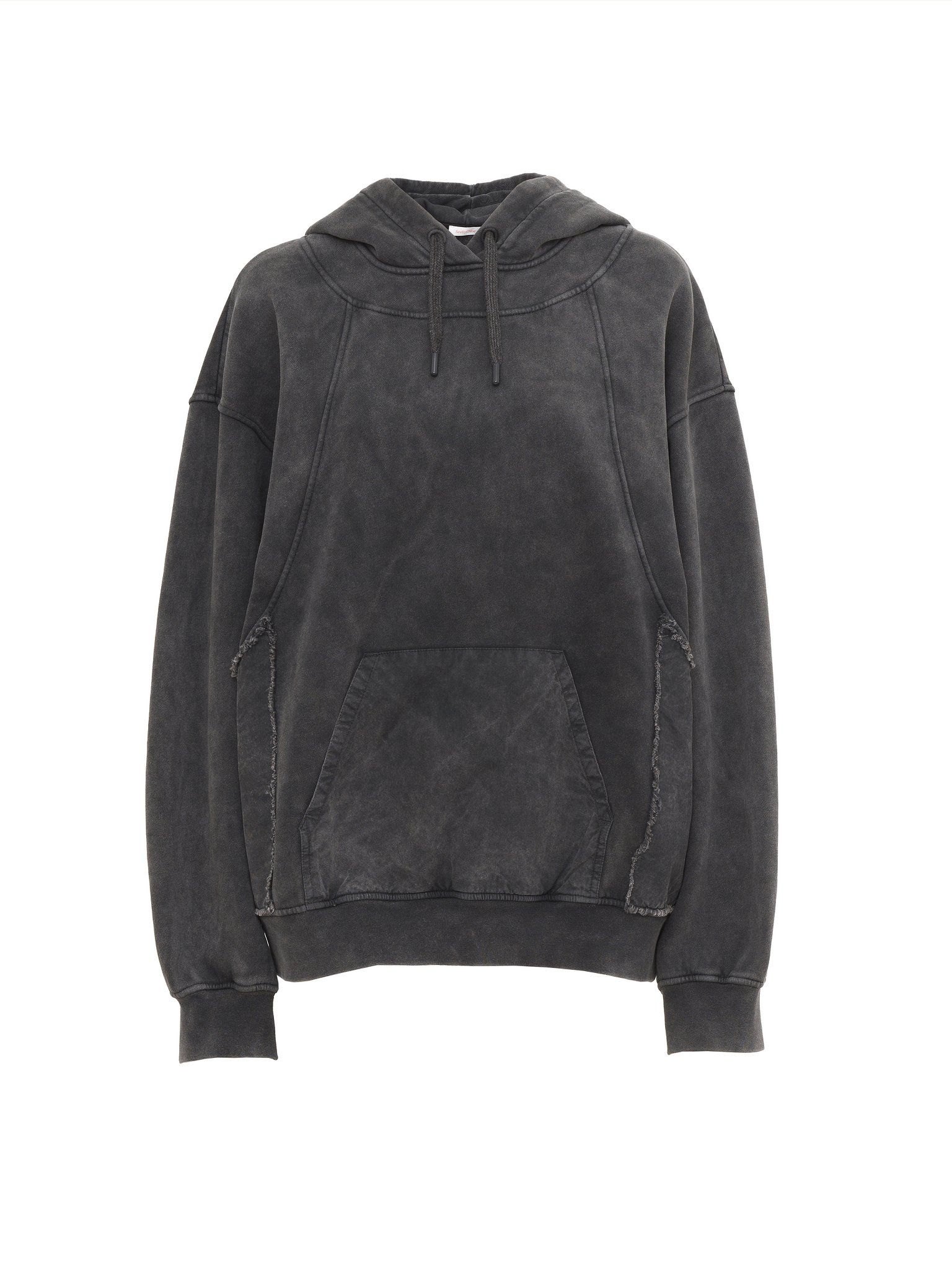 OVER-WASHED HOODED SWEATER - 1