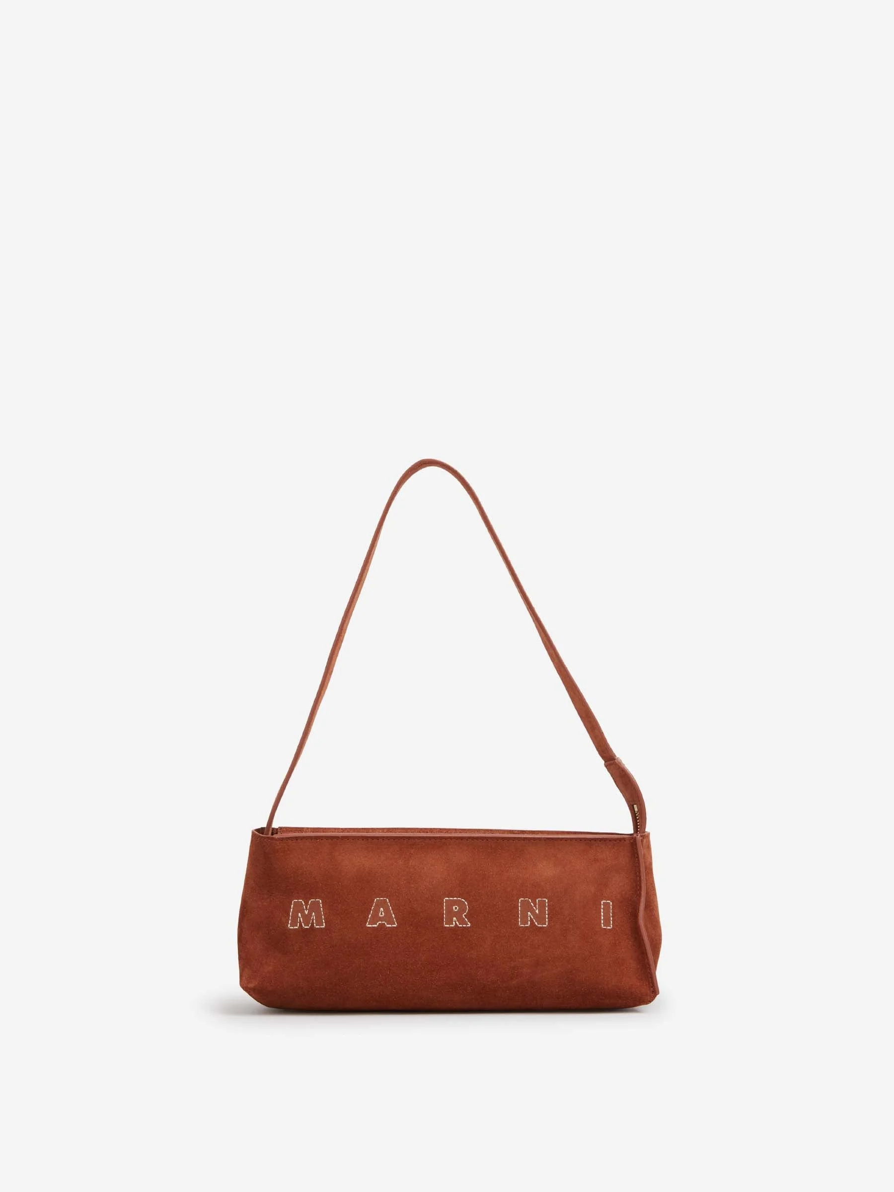 RECTANGULAR SUEDE BAG - 1