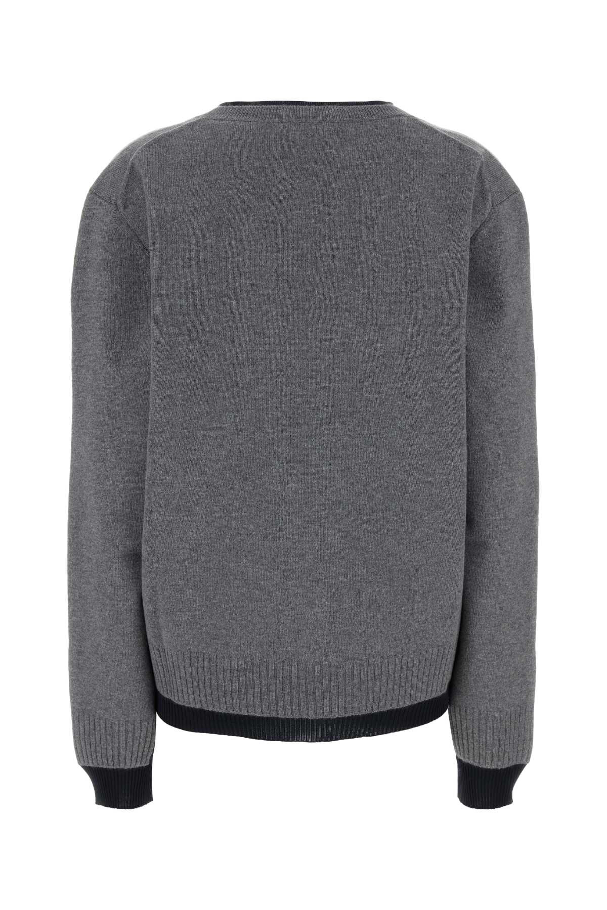 Miu Miu Women Two-Tone Cashmere And Silk Oversize Sweater - 2