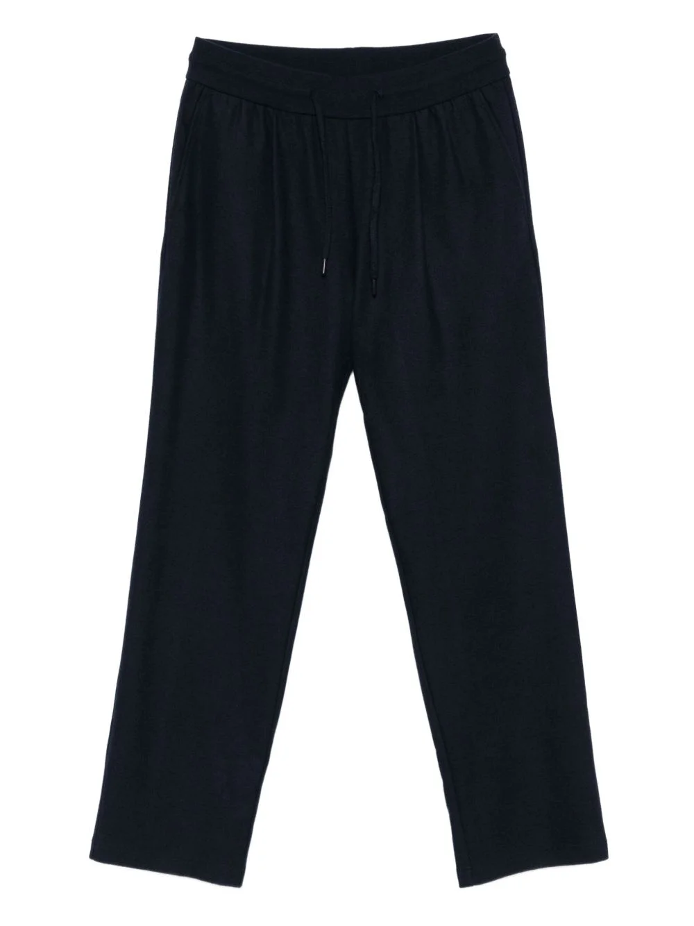 drawstring straight-leg trousers - 1