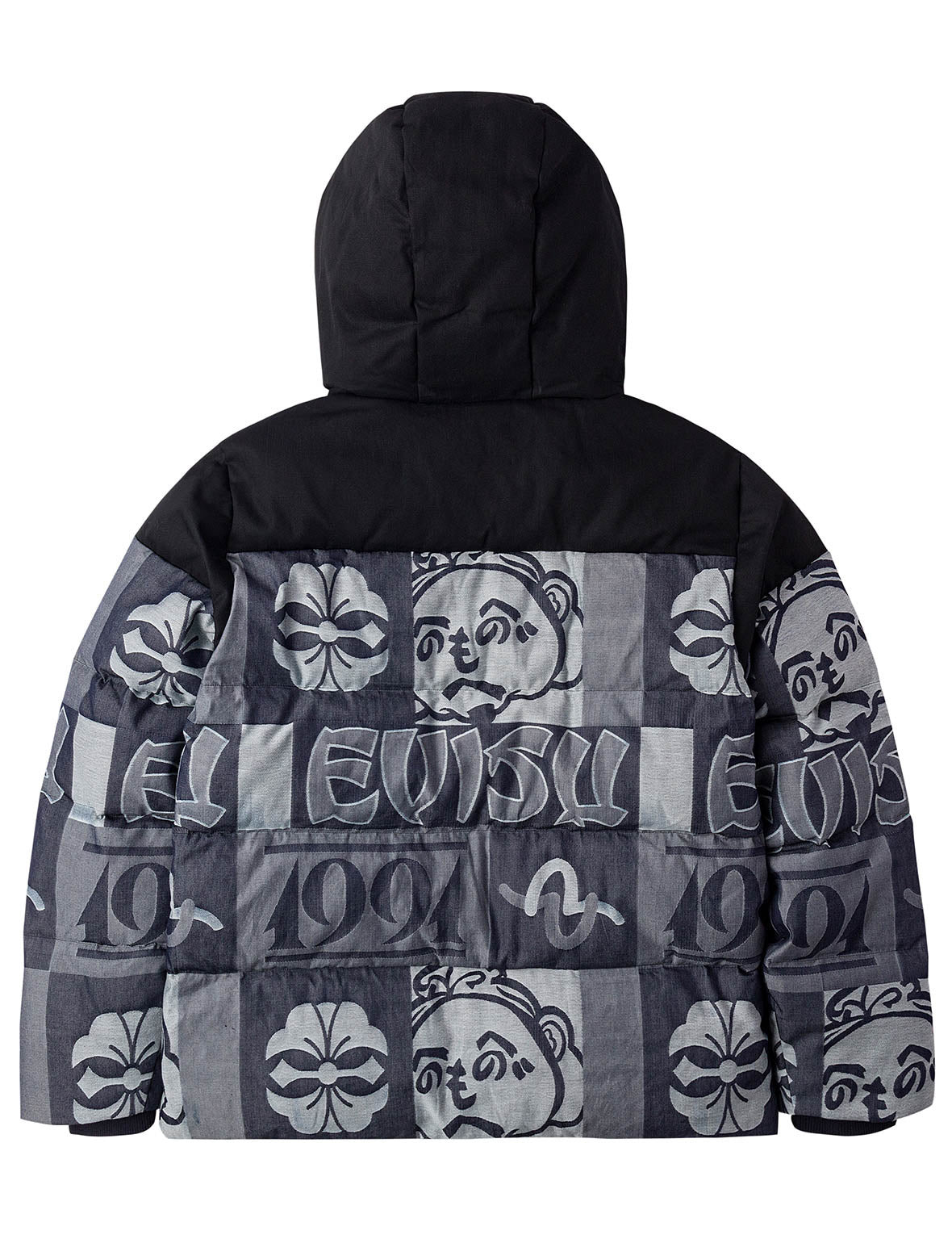 Allover Henohenomohe Godhead Jacquard Regular Fit Down Jacket - 2