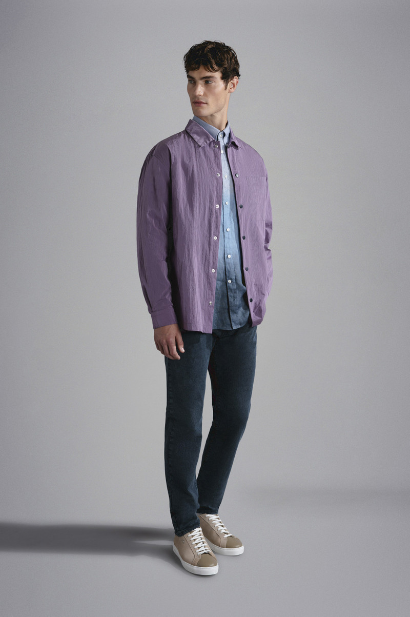 Paul & Shark GARMENT DYED NYLON OVERSHIRT outlook