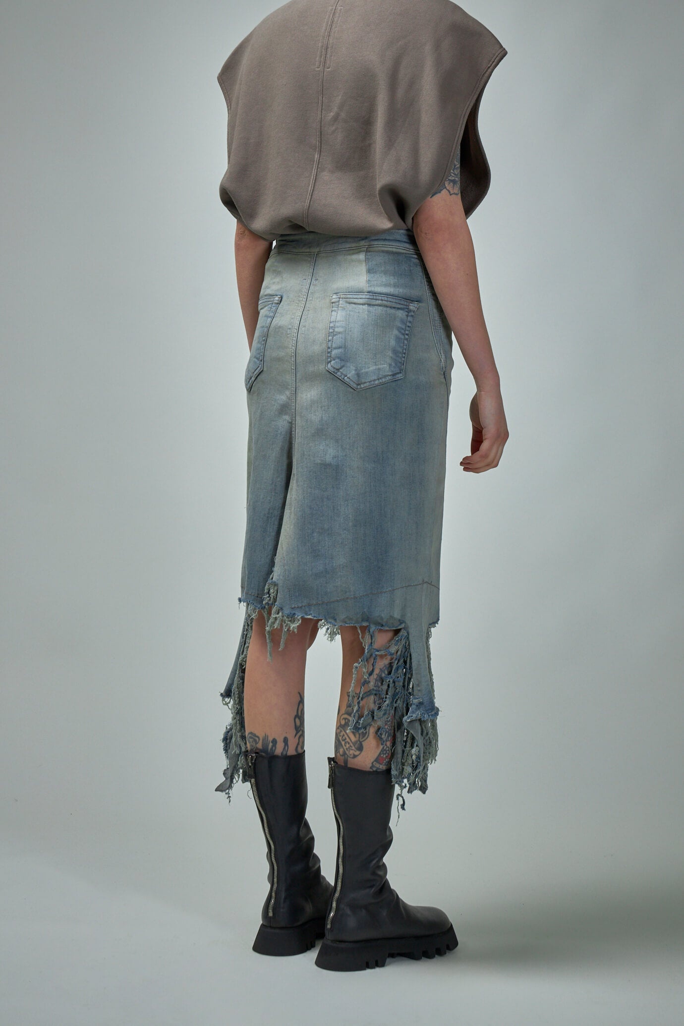 Slivered Skirt - 3