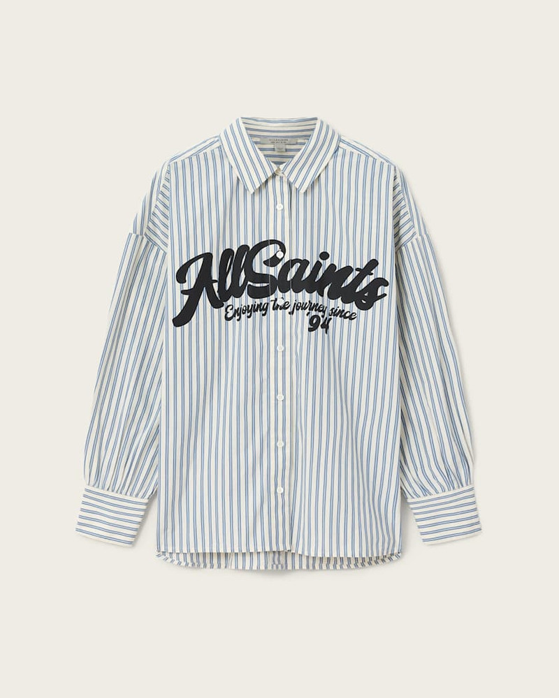 ADRIANNE RELAXED STRIPED SHIRT 1