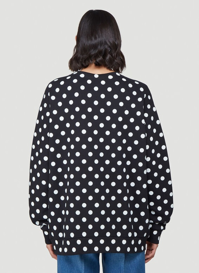 Polka-Dot Logo-Print Sweatshirt 4
