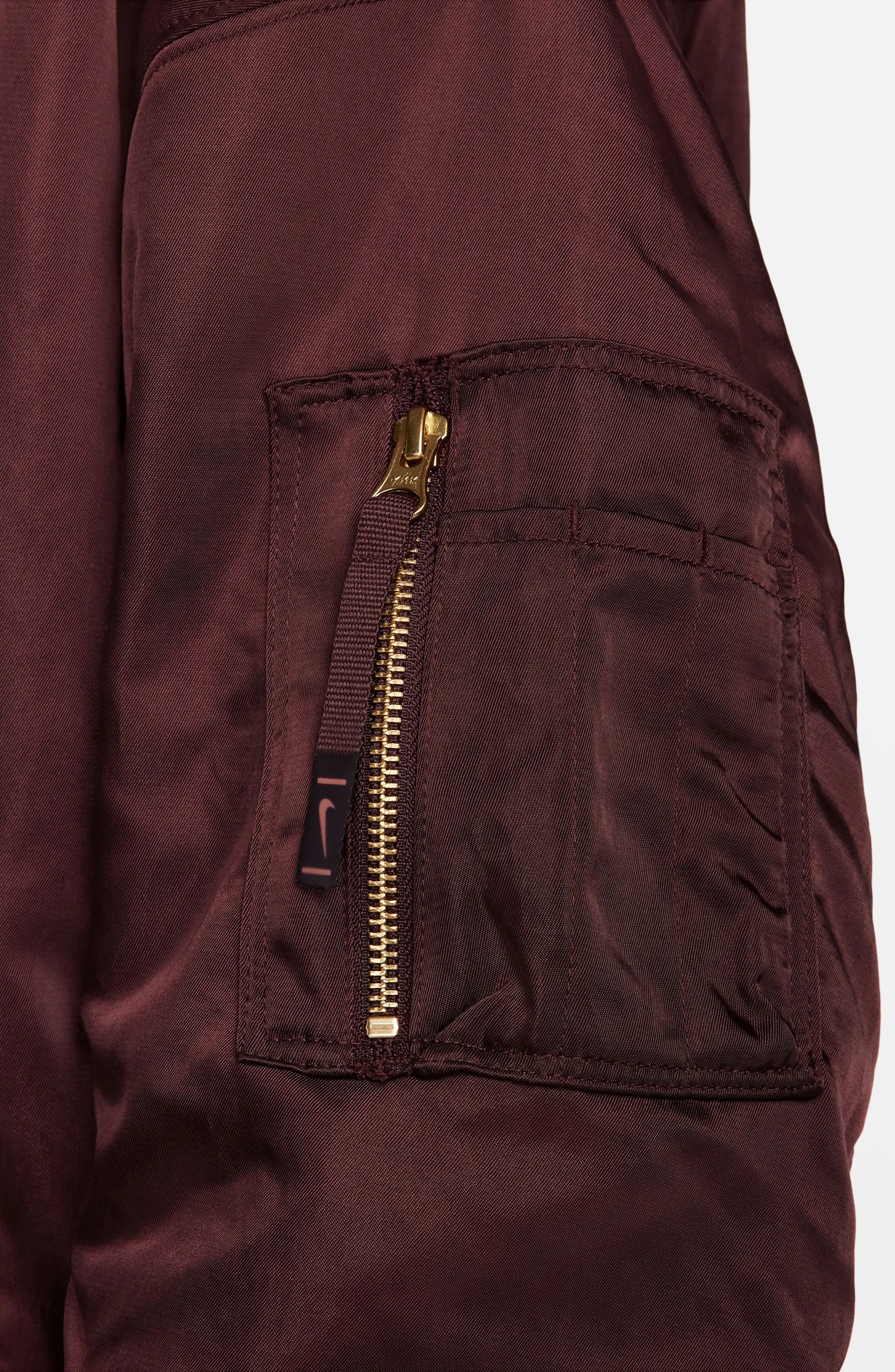 Sportswear Reversible Bomber Jacket in Burgundy Crush/Cedar - 6