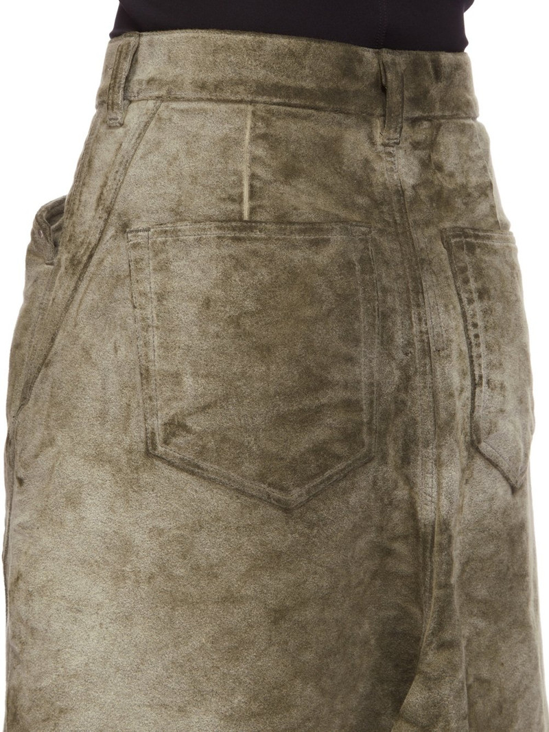 Khaki Porterville Slivered Midi Skirt 5