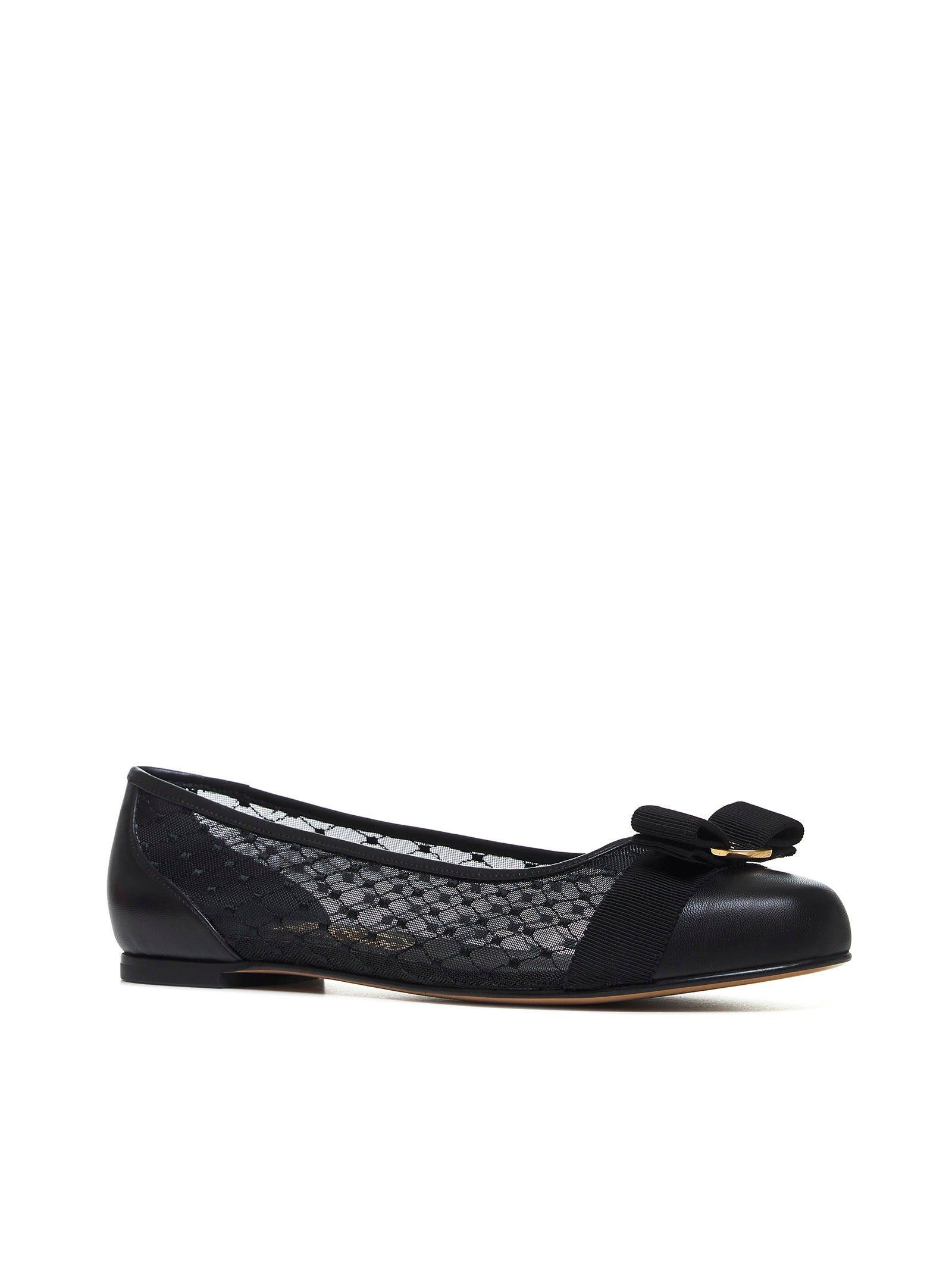 Black mesh Varina ballet flats - 2