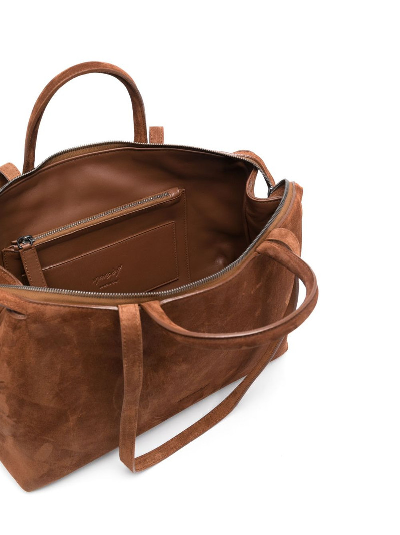 4 calf suede tote bag 5