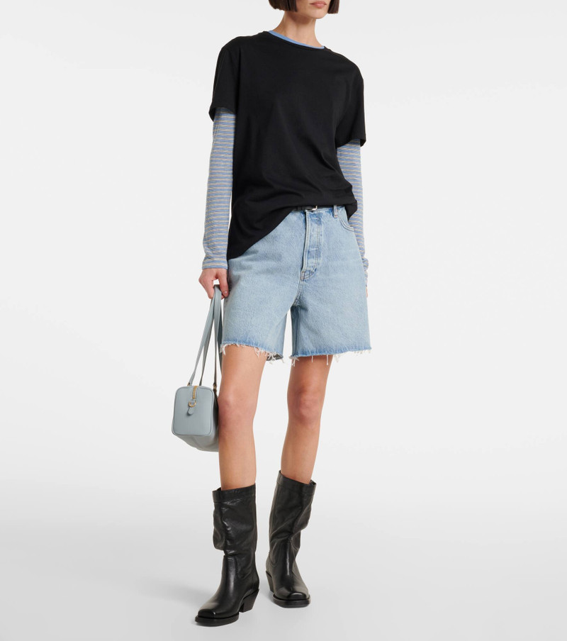 FRAME Timeless denim shorts outlook