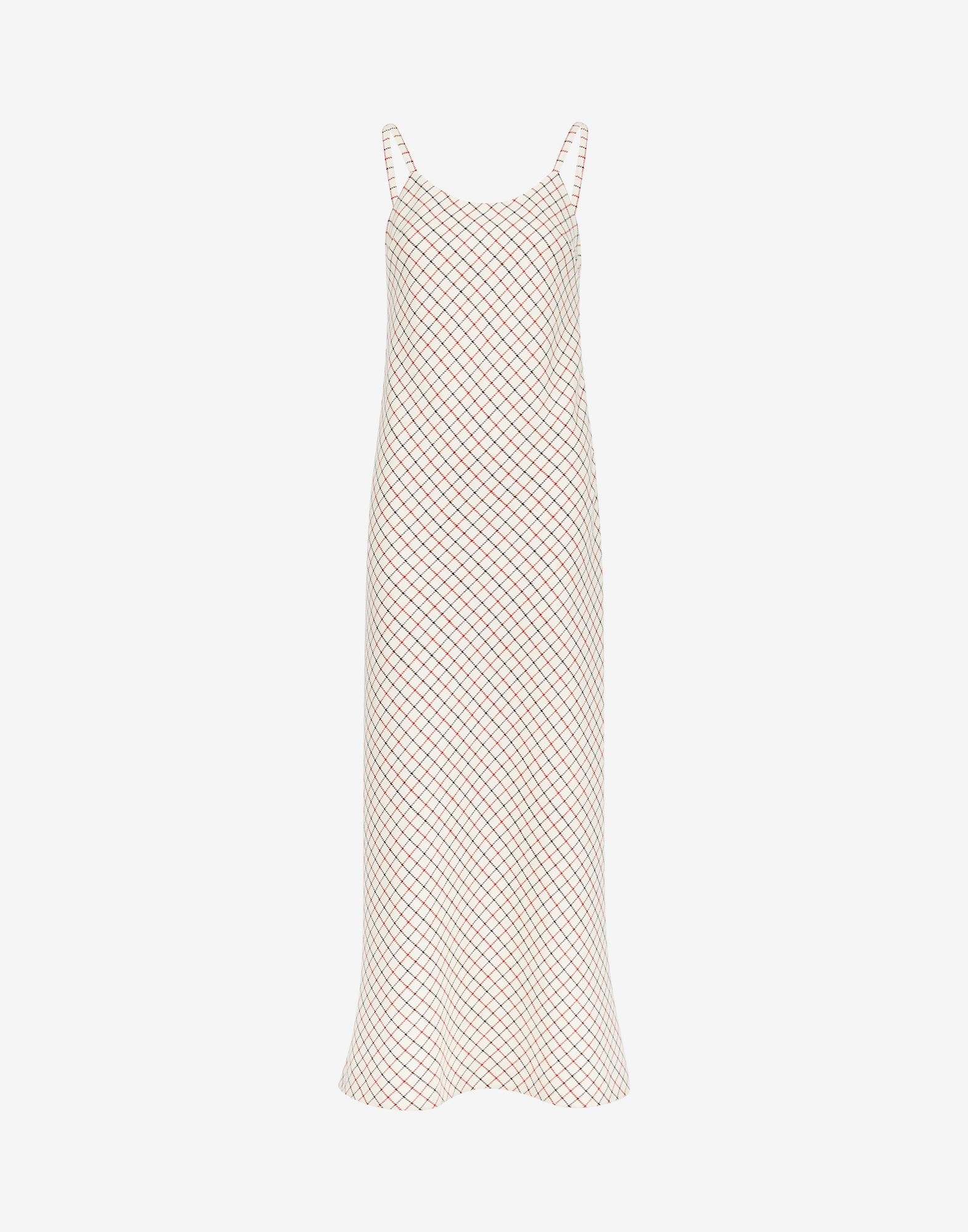 Tattersall lambswool slip dress - 1