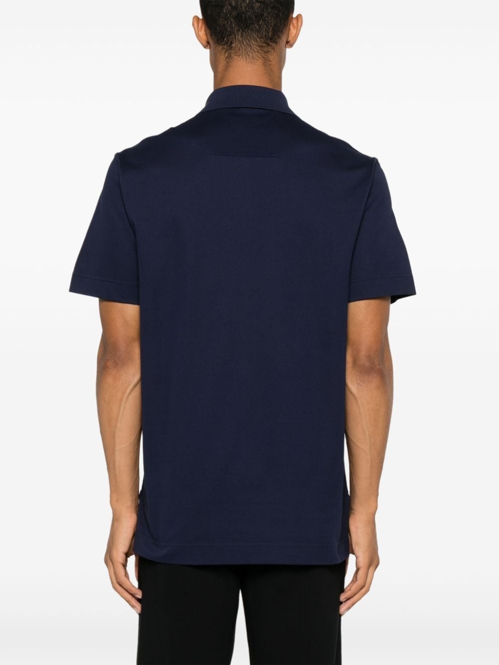 logo-embroidered polo shirt - 4