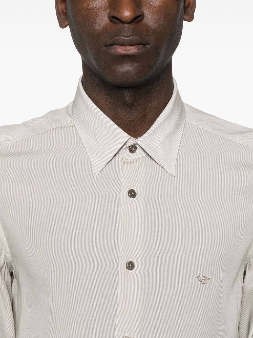 pinstripe shirt - 5