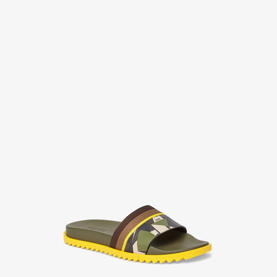 FENDI Multicolor leather footbed outlook