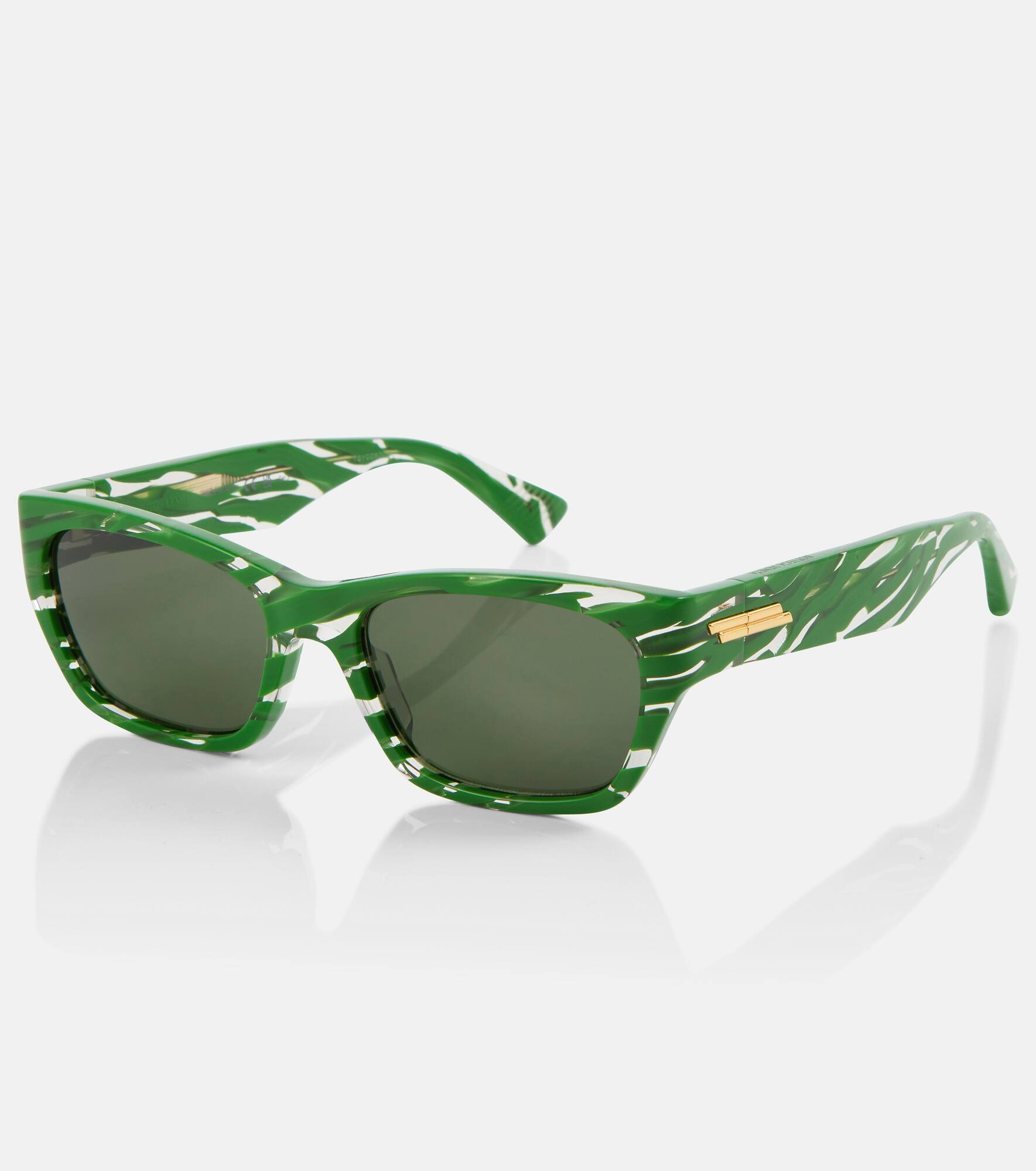 Rectangular acetate sunglasses - 4