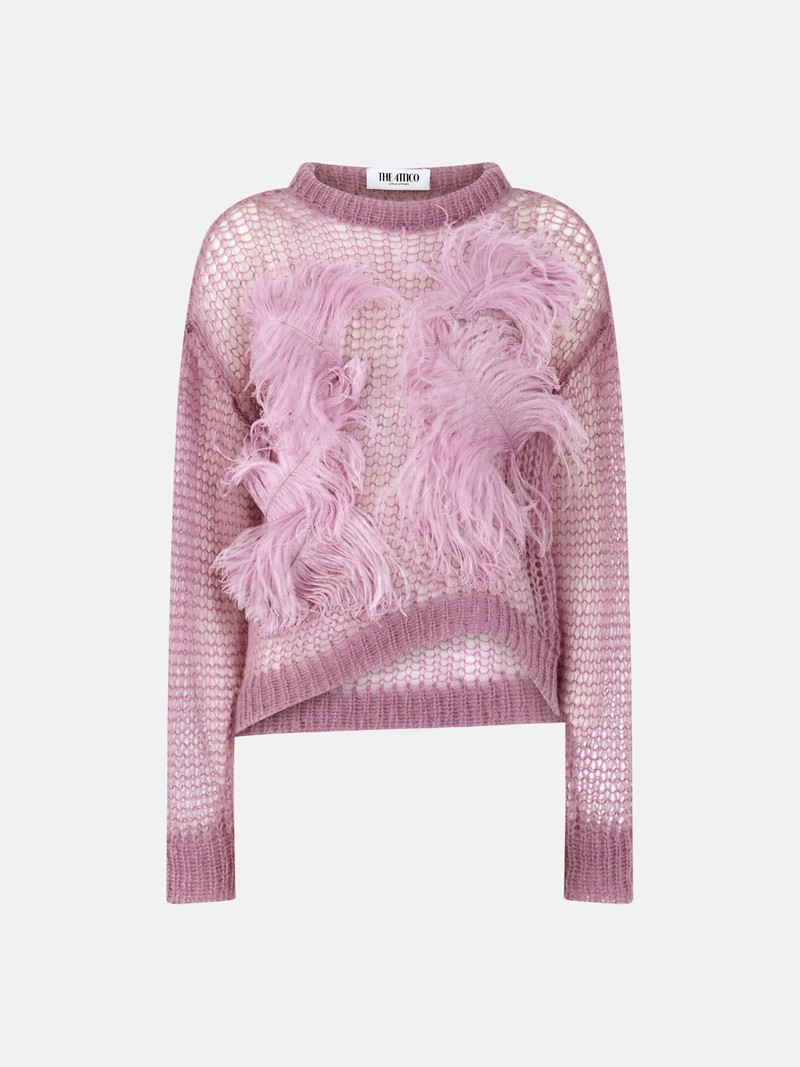 LIGHT MAUVE SWEATER 1