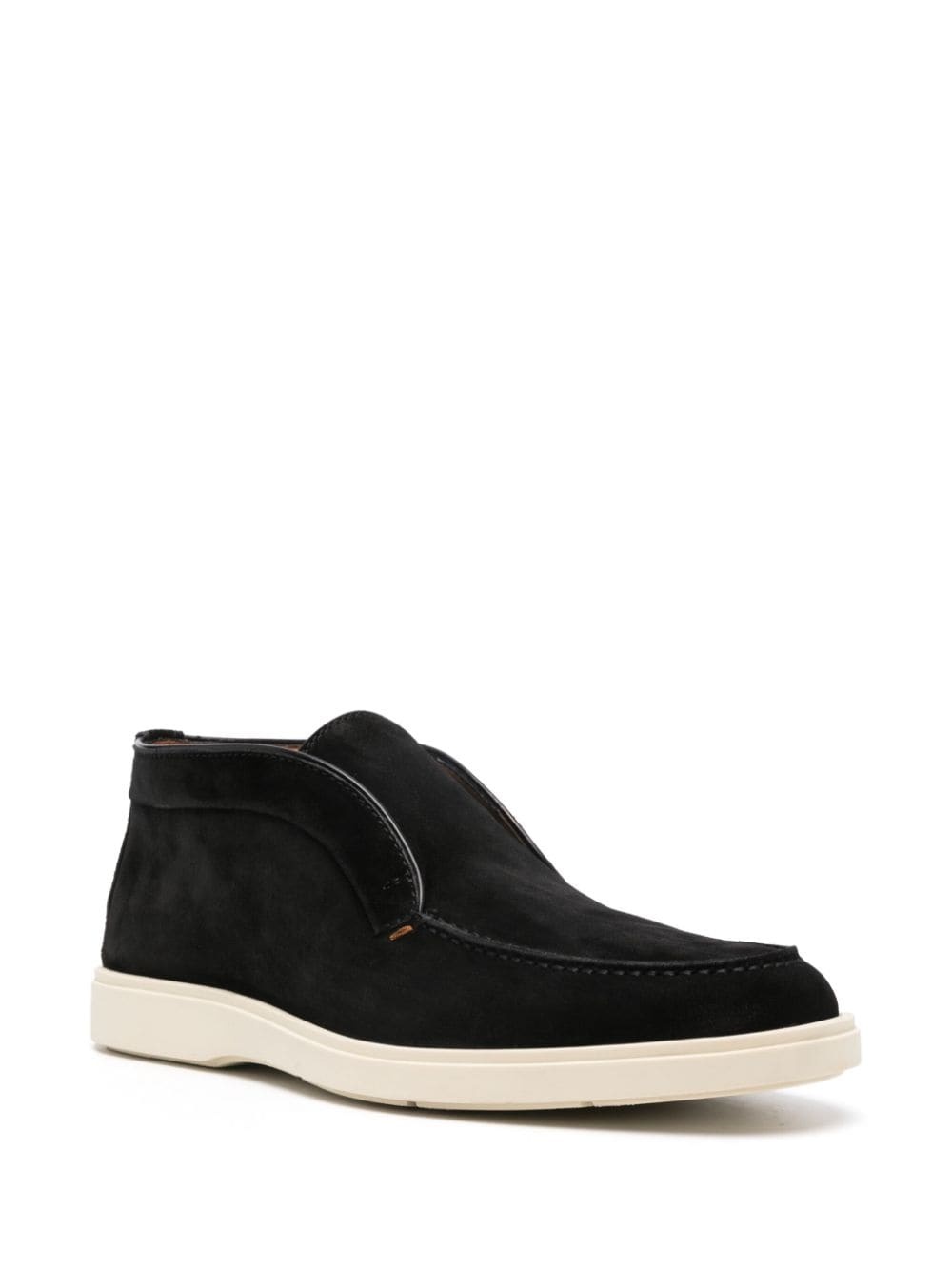 slip-on suede boots - 2