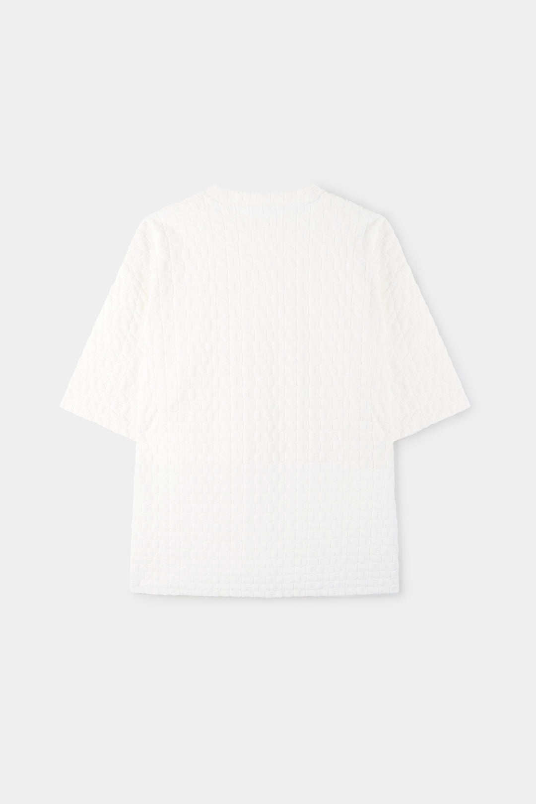 ALLOVER LOGO T-SHIRT / white - 3