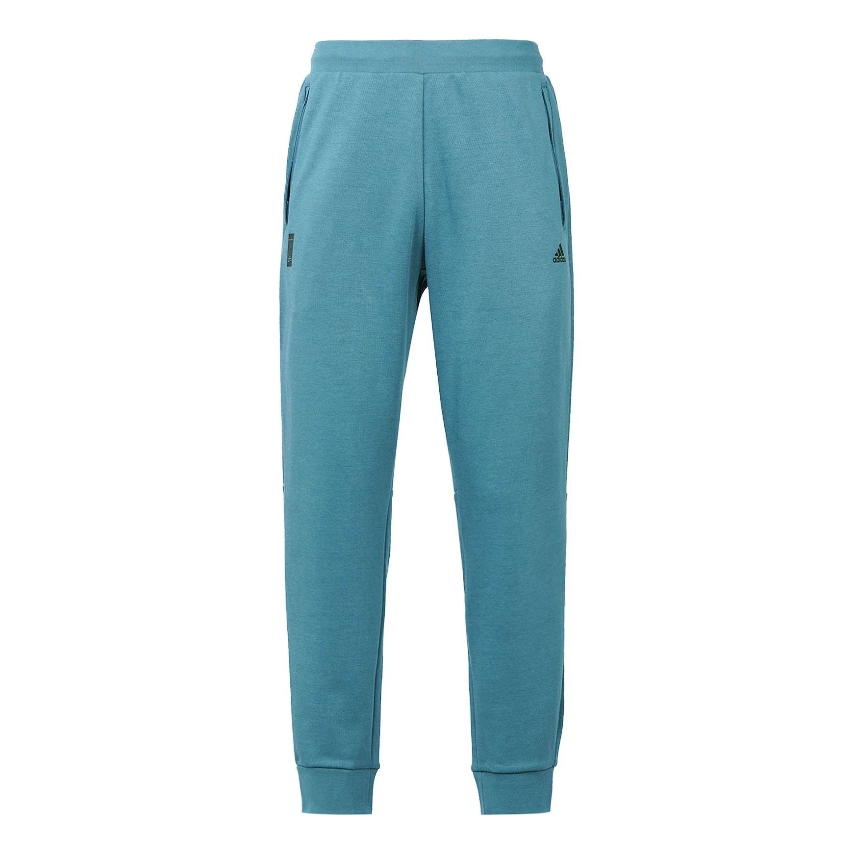 Men's adidas Wj Kn Reg Pnt Martial Arts Series Solid Color Running Sports Bundle Feet Long Pants/Tro - 1