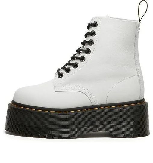 (WMNS) Dr. Martens 1460 Pascal Pisa Martin Boots White 26925113 - 1
