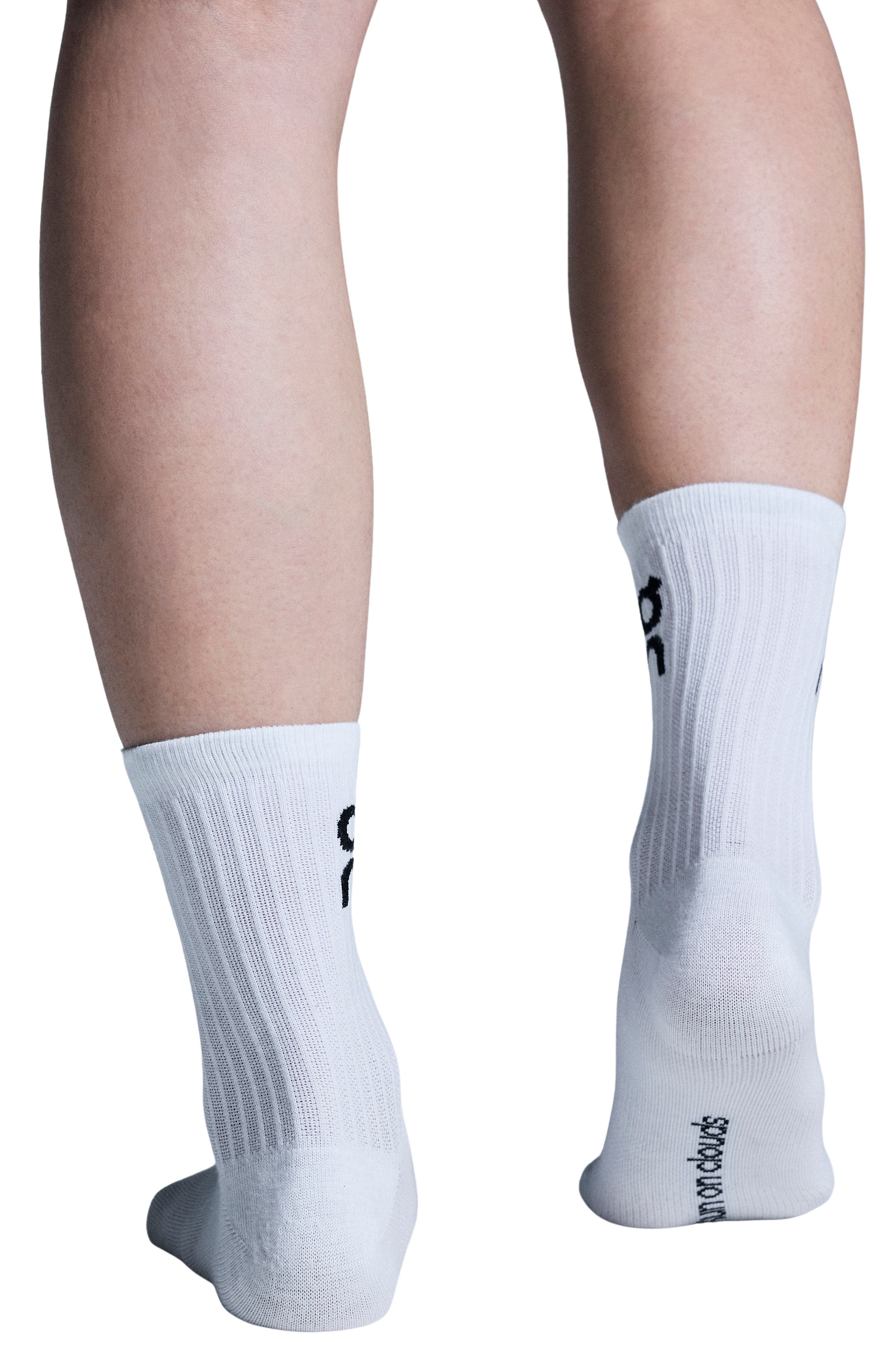 On 2-Pack Logo Crew Socks in White at Nordstrom - 4