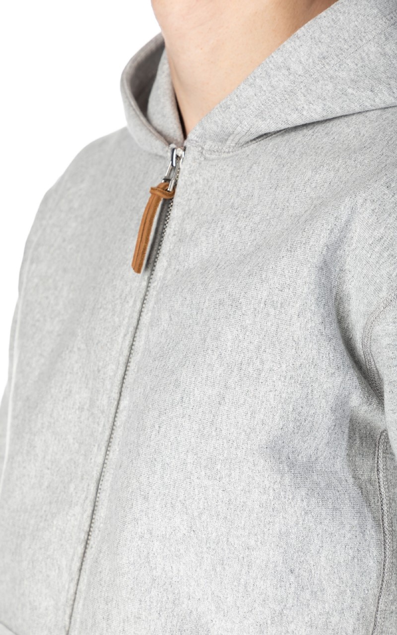 HEAVYWEIGHT ZIP HOODY GREY - 8