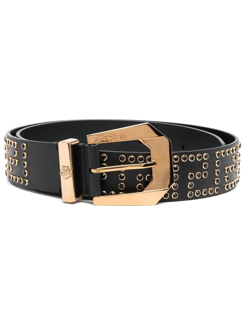 Greca stud-embellished belt - 1