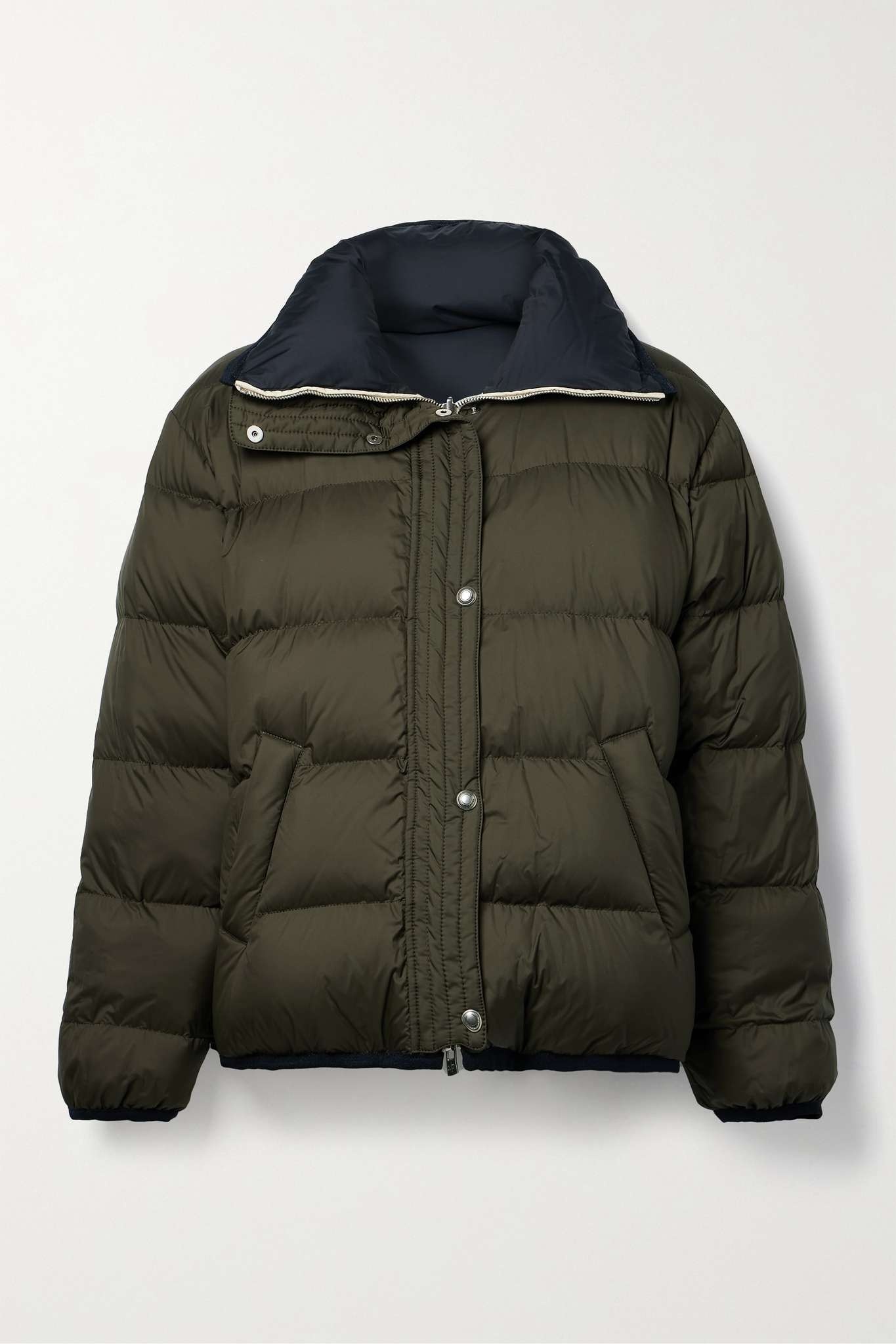 Mitty reversible two-tone quilted shell down jacket - 1