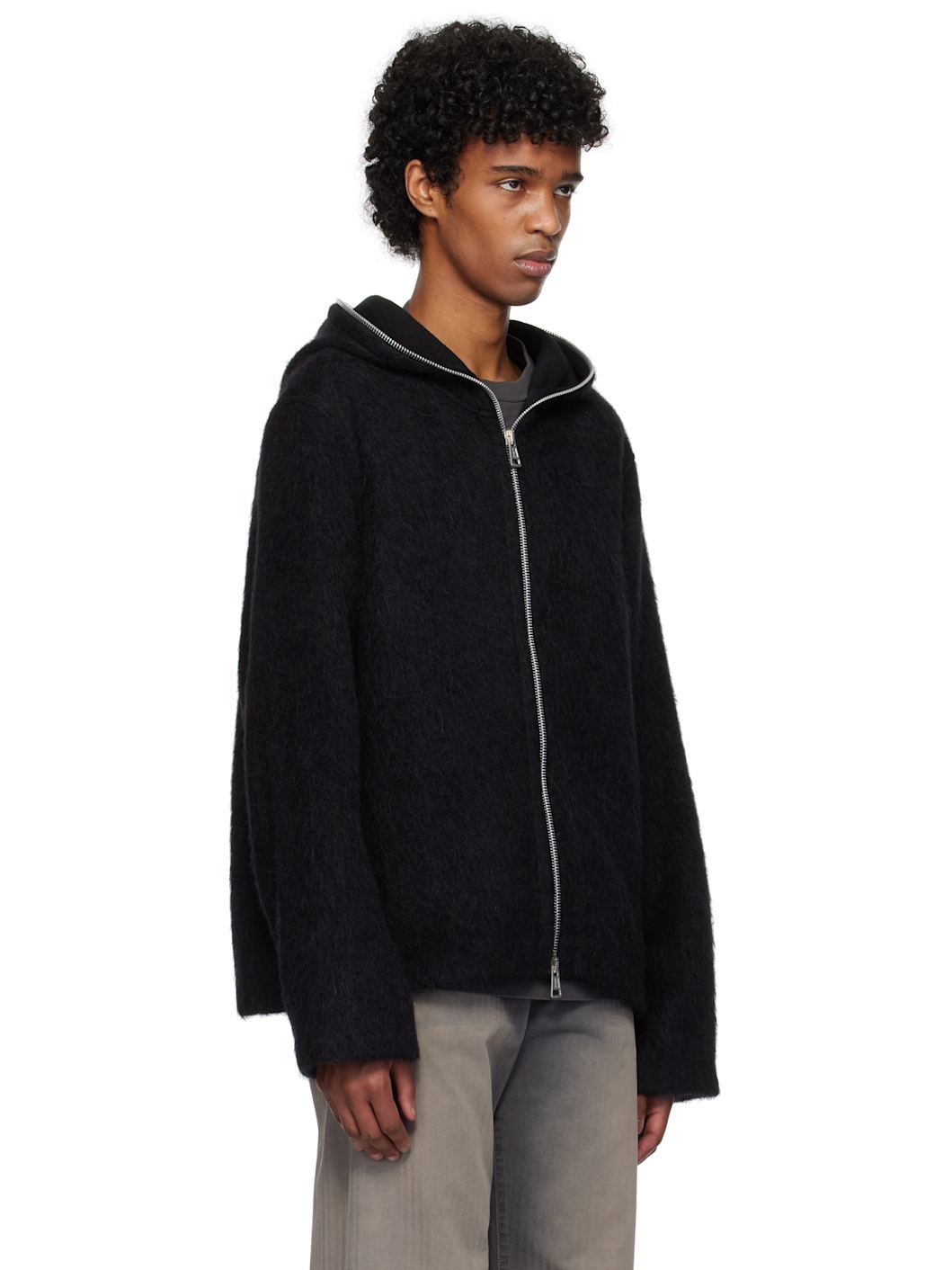 Black Full Zip Hoodie - 2