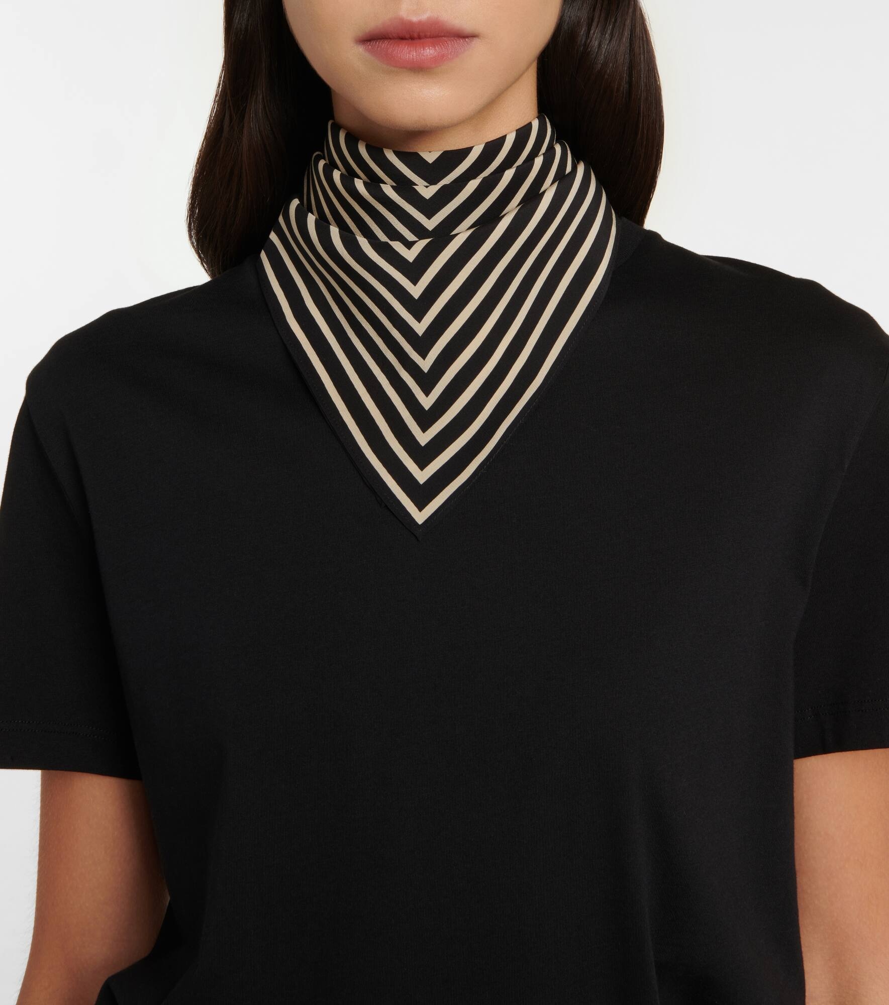 Logo silk scarf - 2