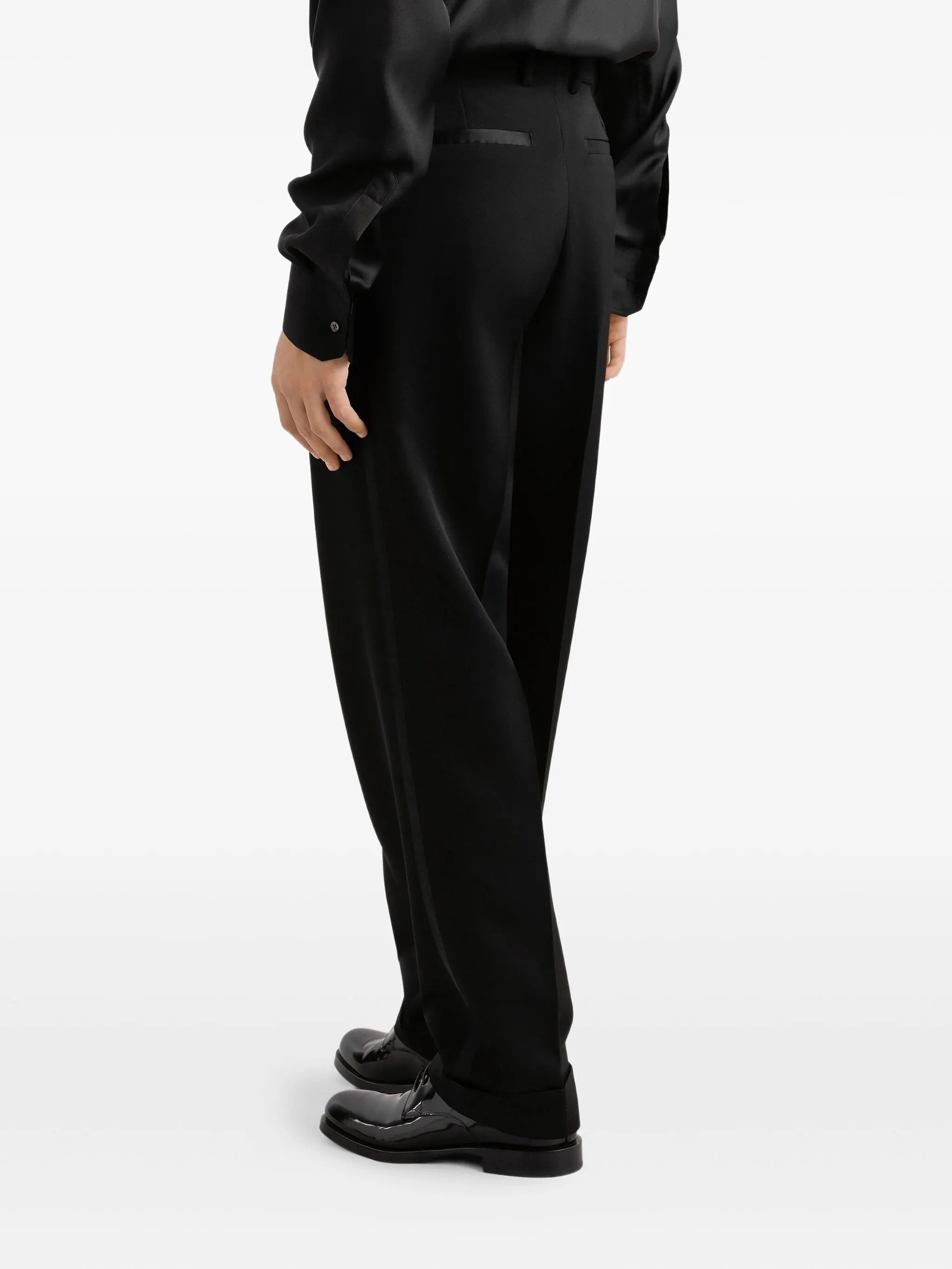 Dolce & Gabbana Pleated Cuffed Trousers - 3