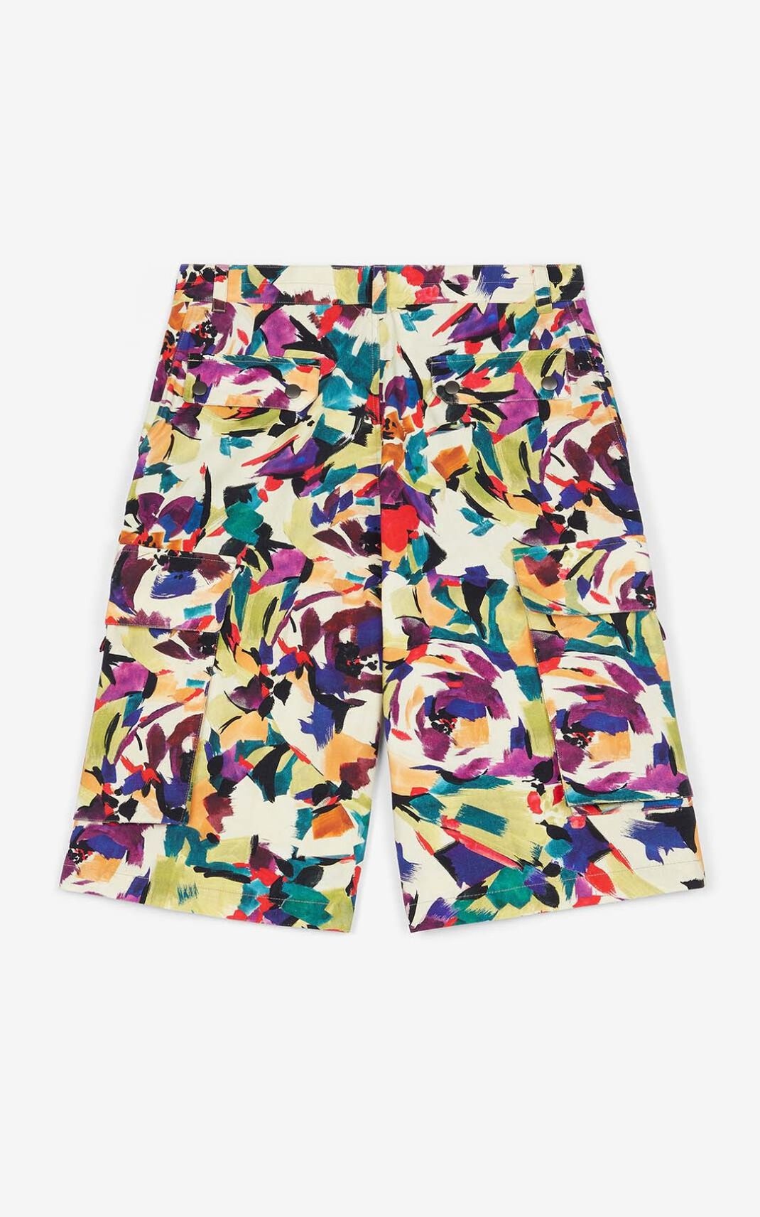 'Archive Floral' cargo shorts - 5