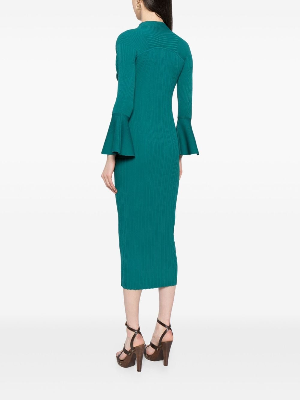 layered cut-out dress - 4