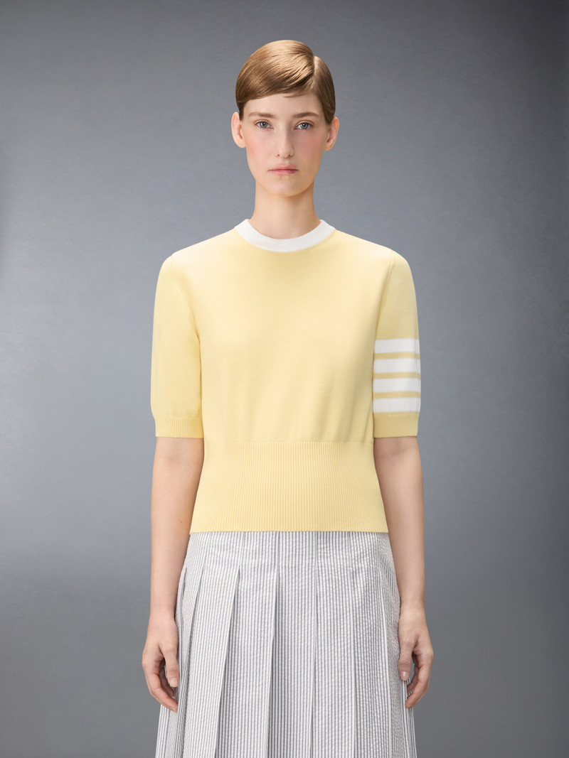 Thom Browne JERSEY HECTOR INTARSIA 4-BAR TEE outlook