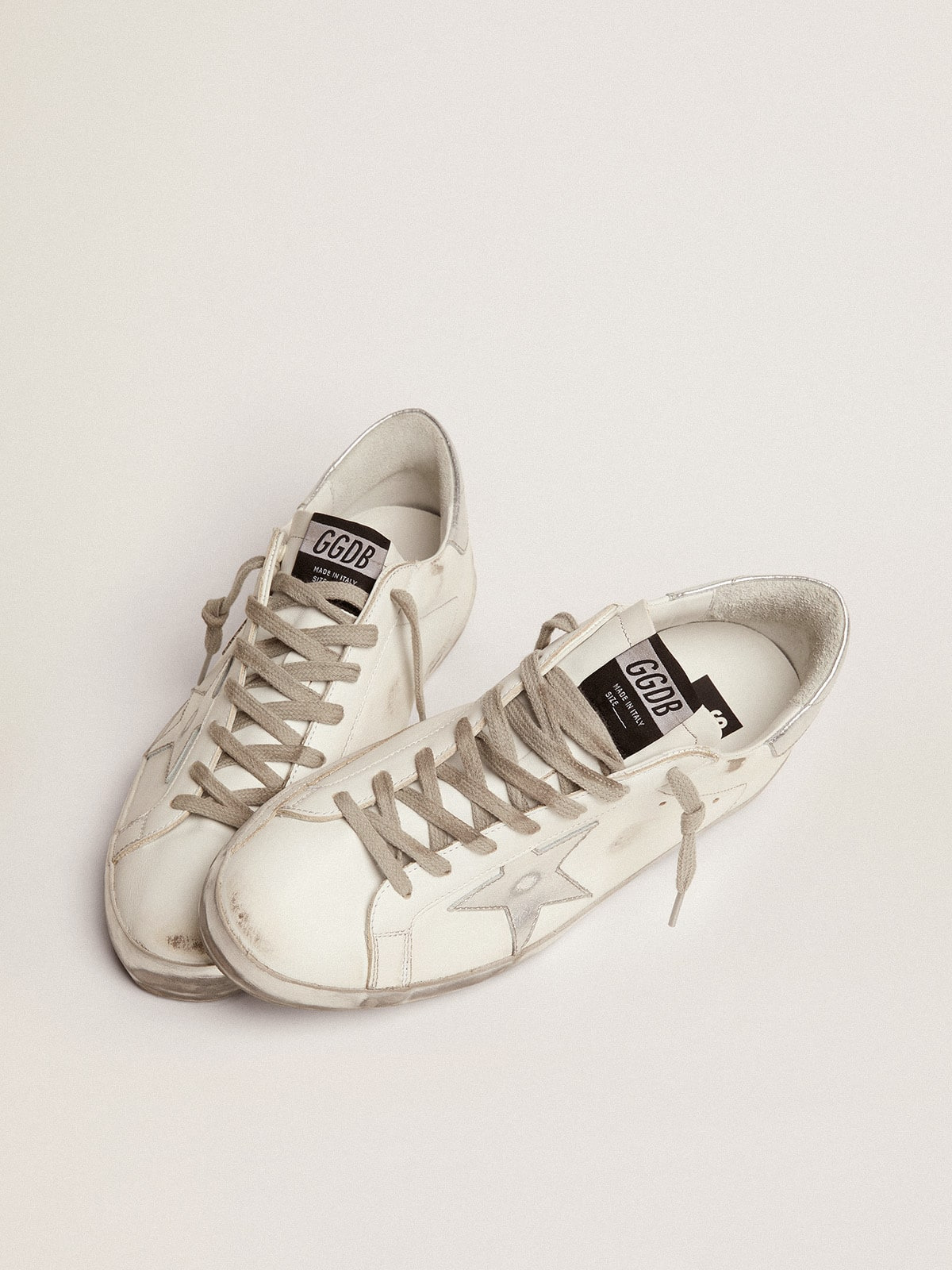 Men's Super-Star with glitter star and heel tab - 2