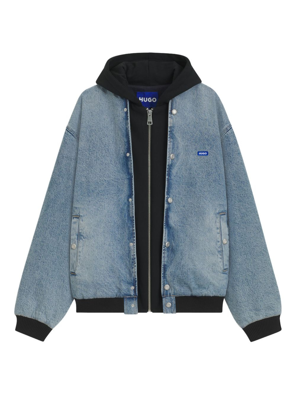 denim bomber jacket - 2