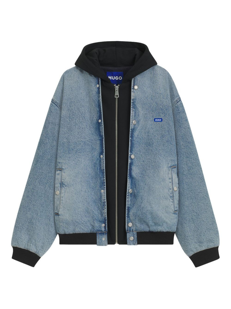 HUGO denim bomber jacket outlook