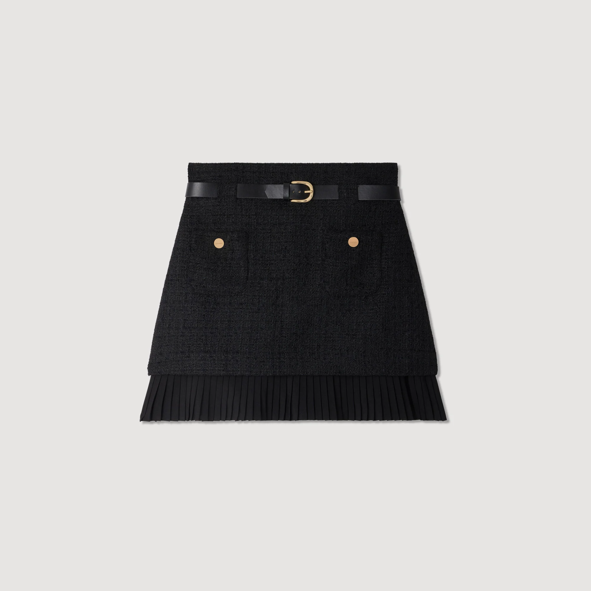 2-IN-1 TWEED SKIRT - 1