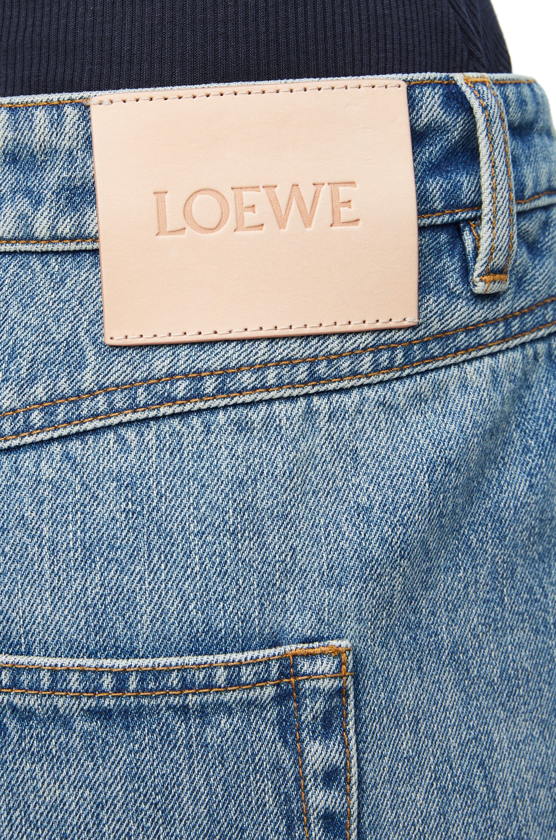 Straight leg jeans in denim - 5