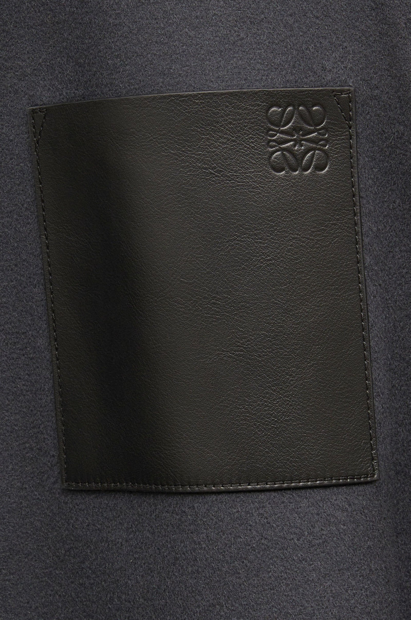 Trapeze coat in wool and cashmere 3