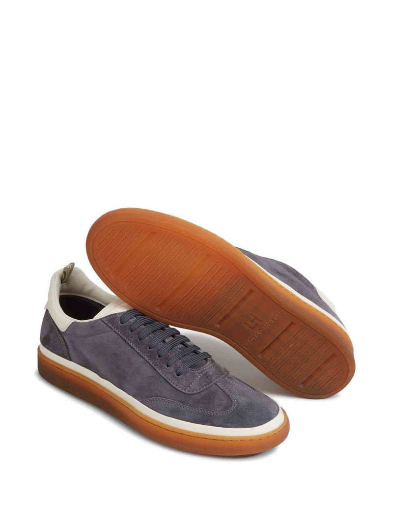 suede lace-up sneakers 4