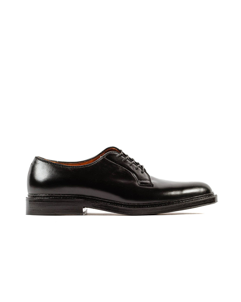 Plain Toe Blucher Black Shell Cordovan 9901 1