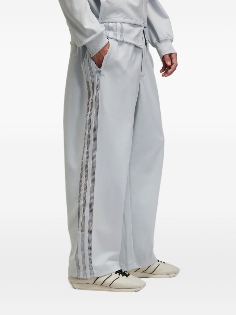 x Y-3 mesh-panel track pants - 3
