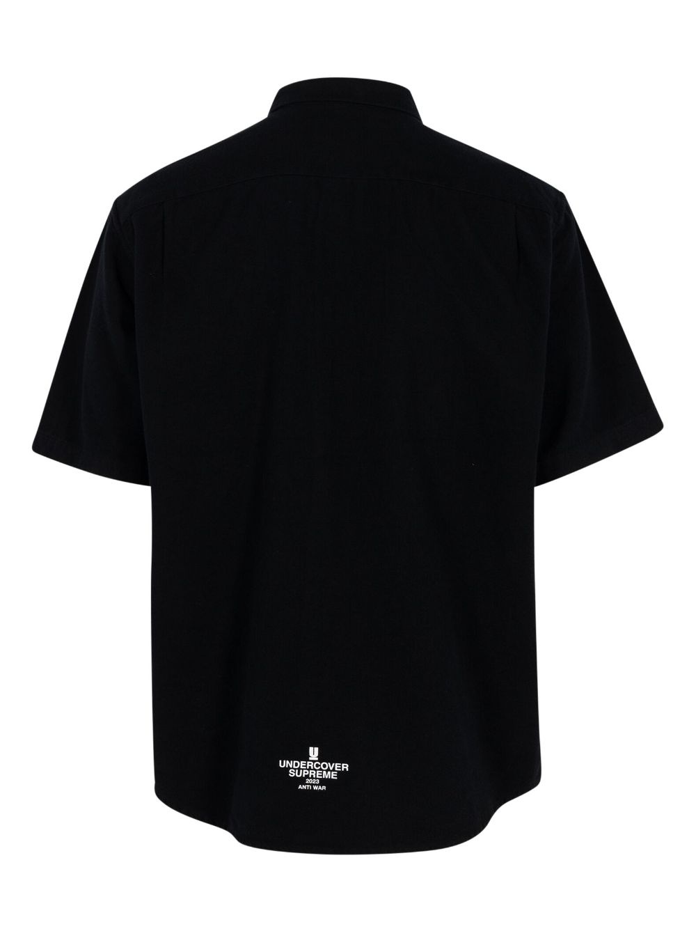x Undercover short-sleeve flannel shirt - 3