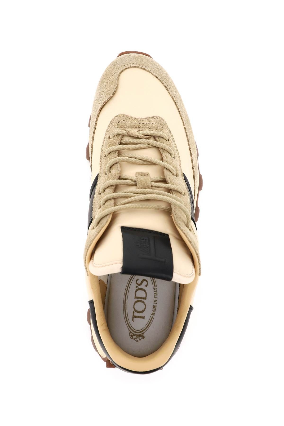 SUEDE LEATHER AND NYLON 1T SNEAKERS - 3