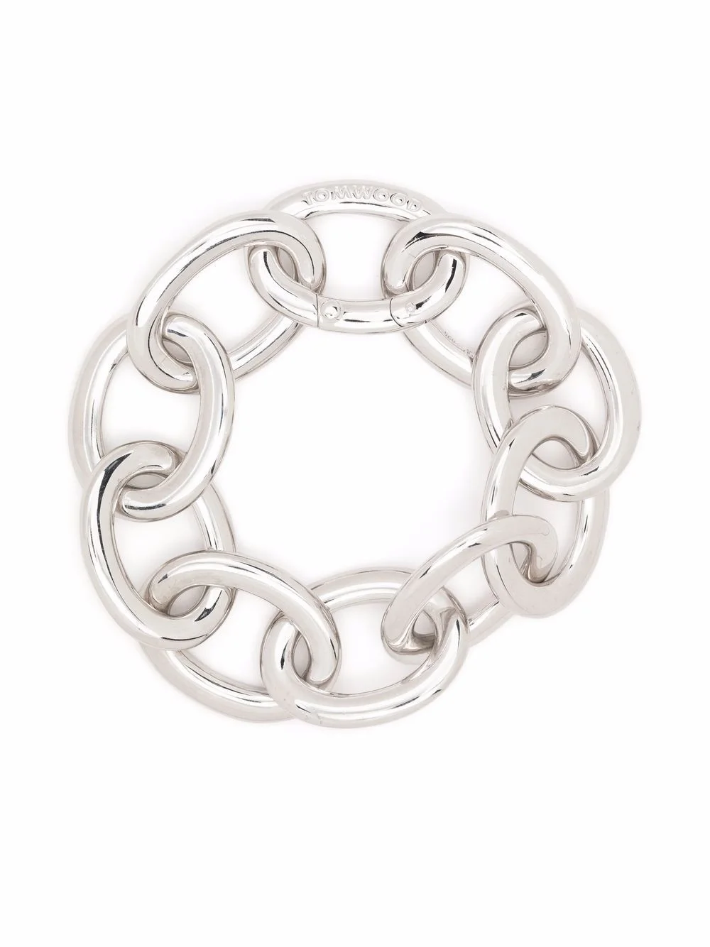 Chunky Link sterling silver bracelet - 1