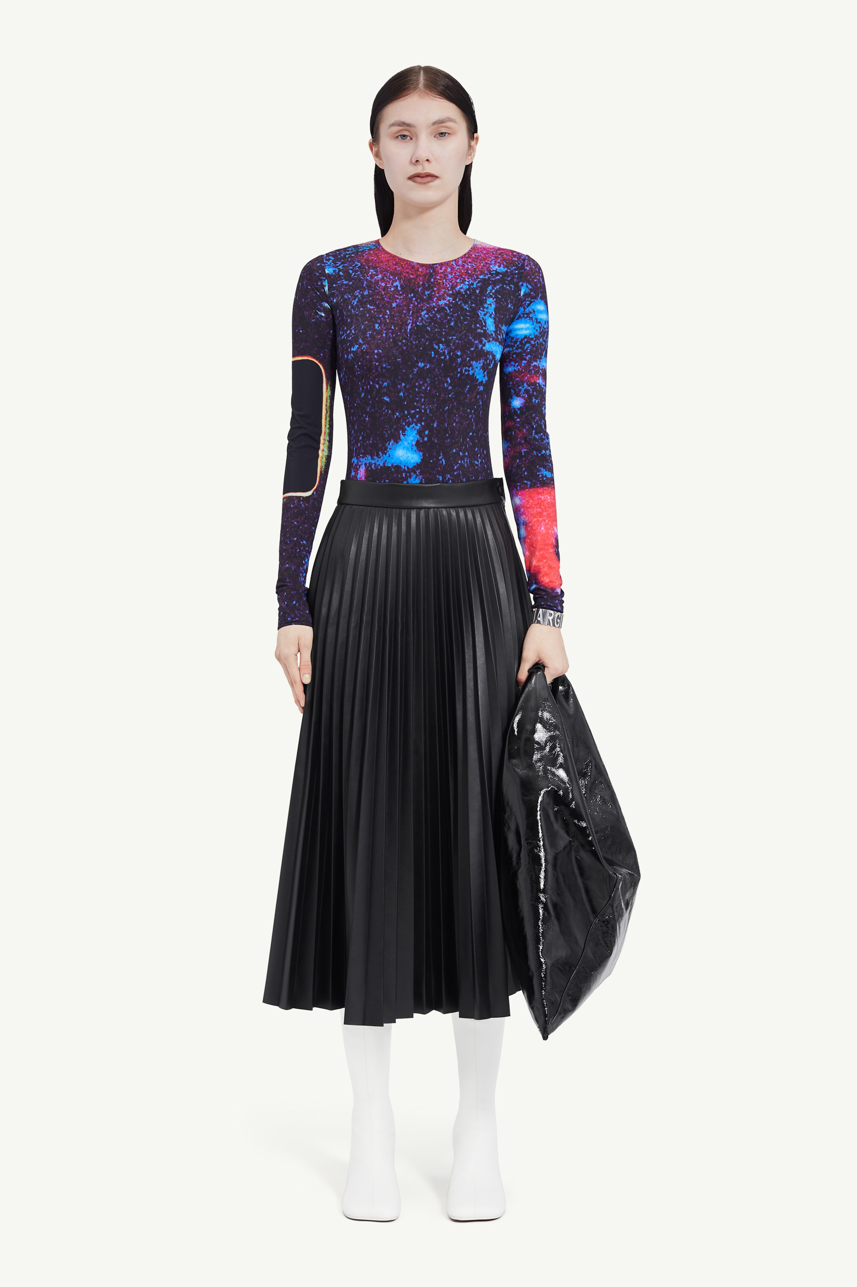 Print long-sleeve bodysuit - 2